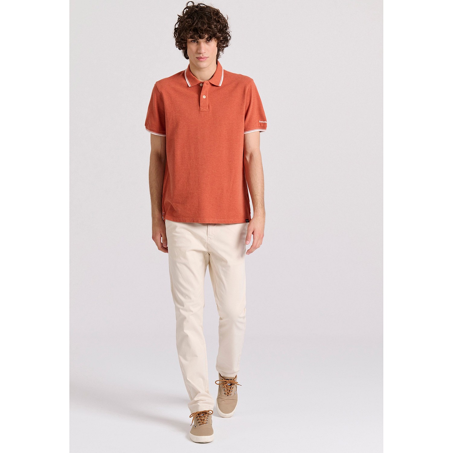 FUNKY BUDDHA Ανδρική Μπλούζα Polo FBM009-004-11