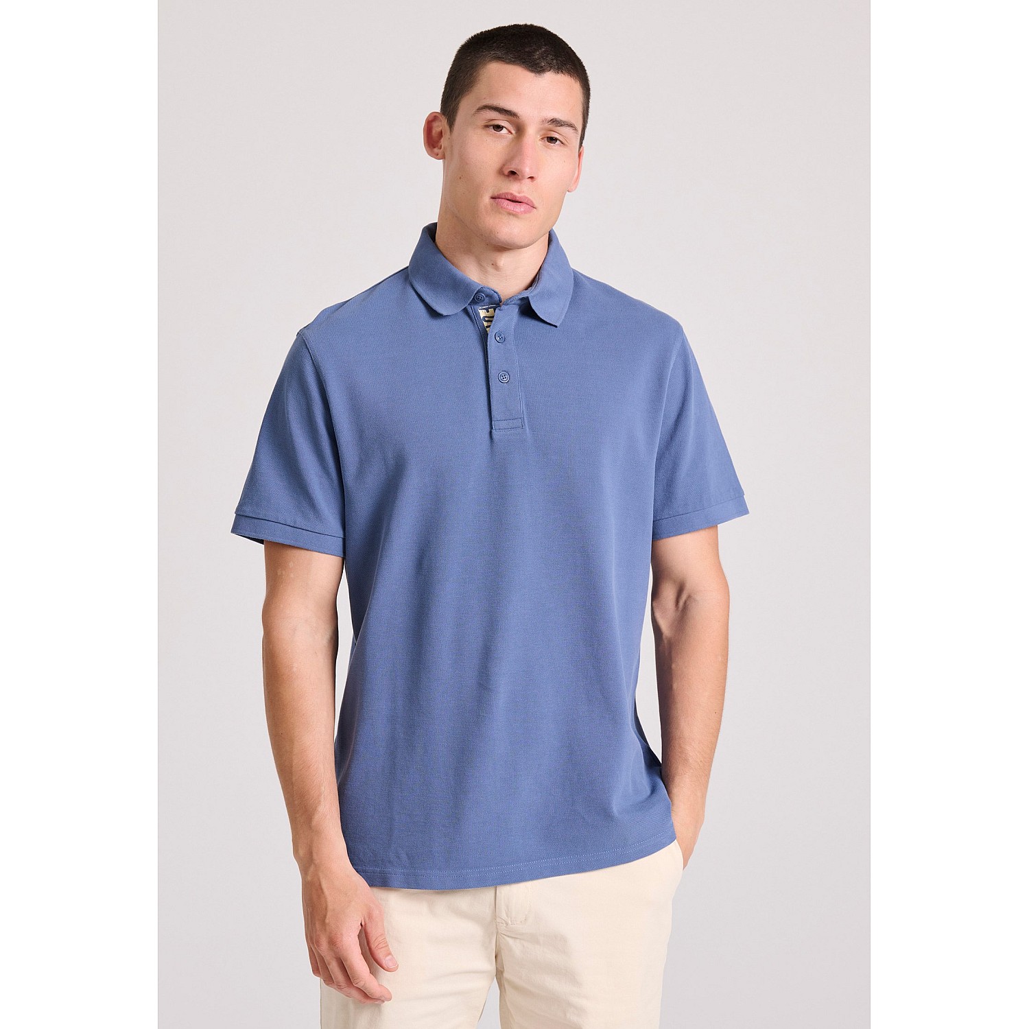 FUNKY BUDDHA Ανδρική Polo Μπλούζα FBM009-005-11