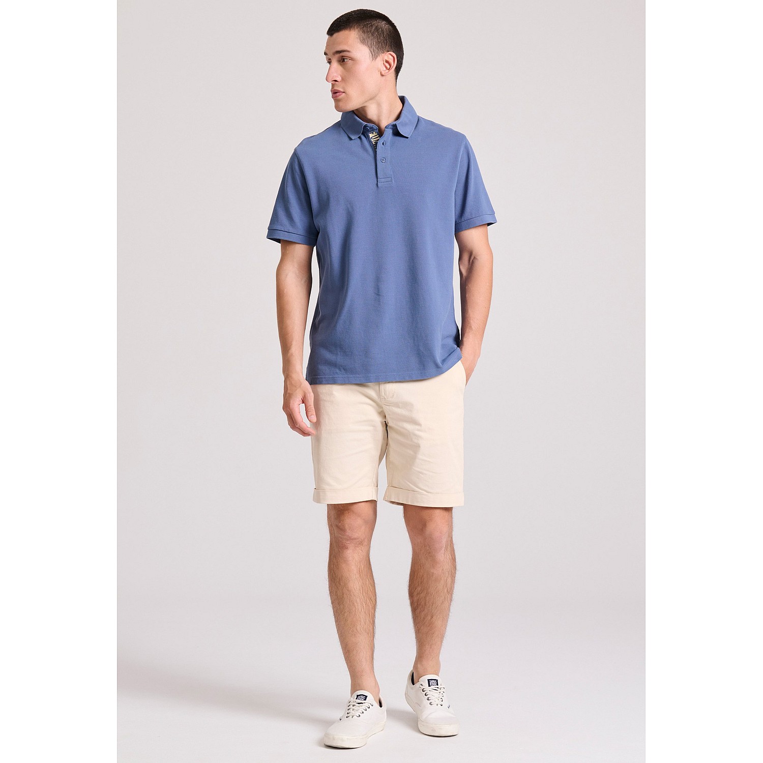 FUNKY BUDDHA Ανδρική Polo Μπλούζα FBM009-005-11