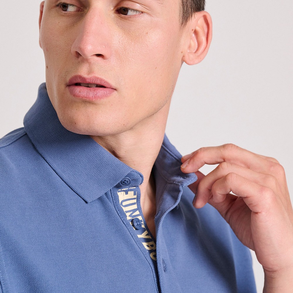 FUNKY BUDDHA Ανδρική Polo Μπλούζα FBM009-005-11