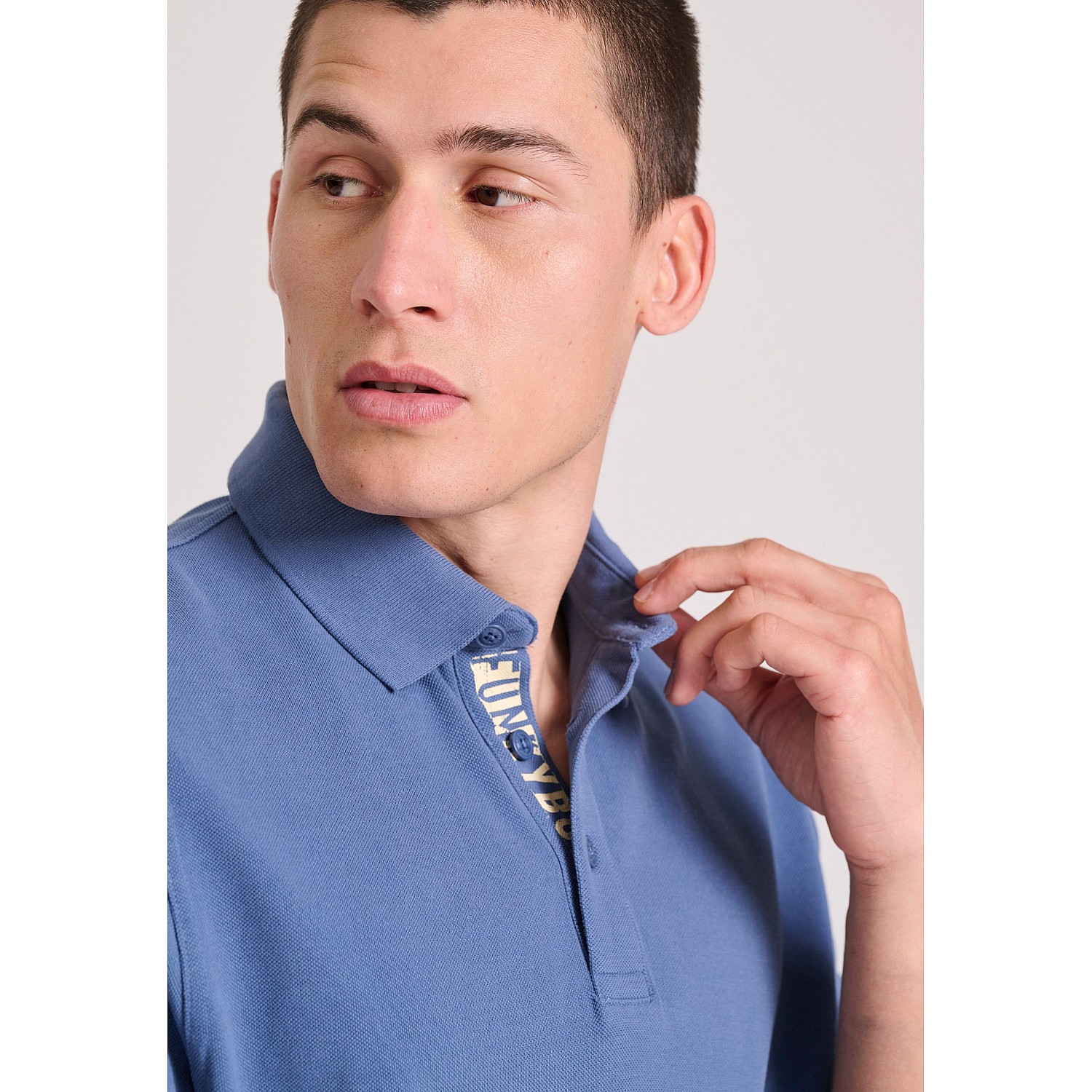 FUNKY BUDDHA Ανδρική Polo Μπλούζα FBM009-005-11