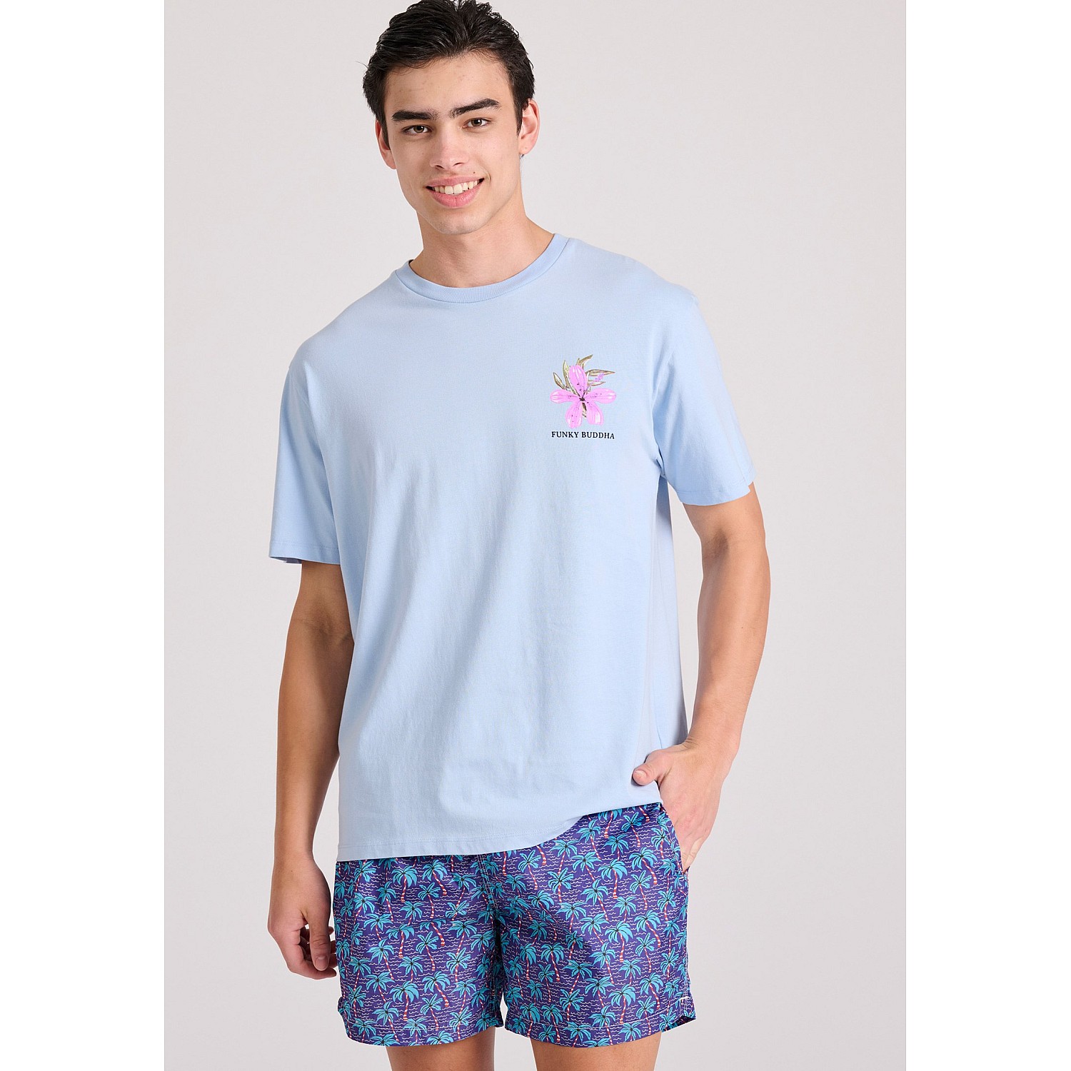 FUNKY BUDDHA Ανδρικό Μαγιό Με All Over Τύπωμα FBM009-007-16