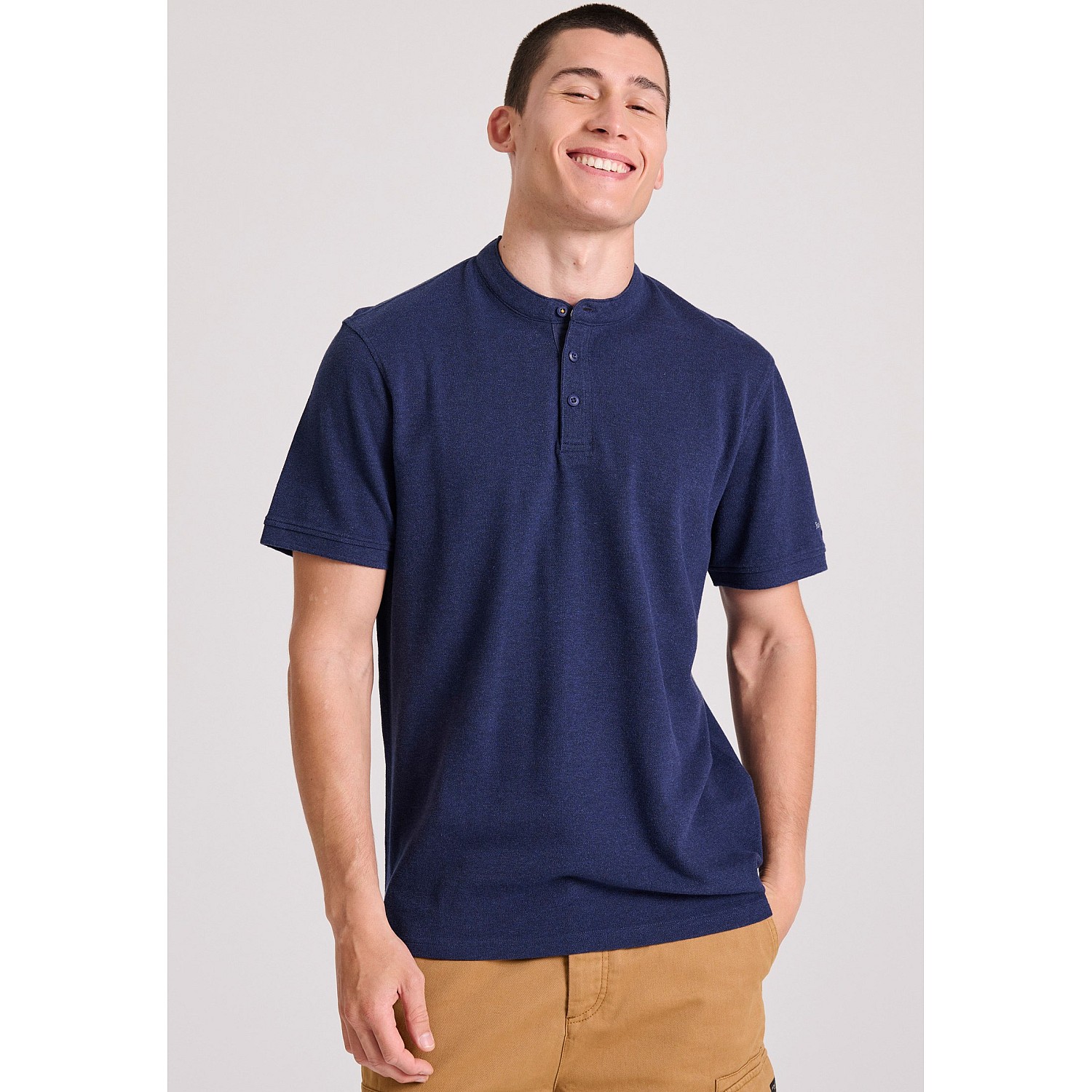 FUNKY BUDDHA Ανδρική Μπλούζα Polo FBM009-008-11