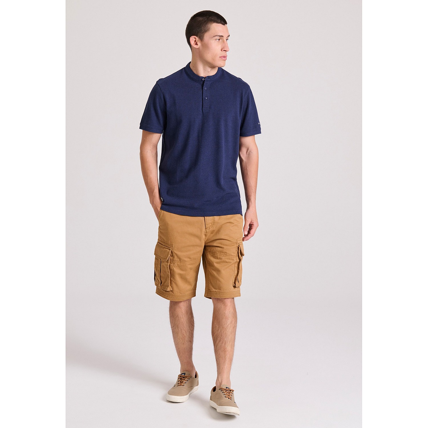 FUNKY BUDDHA Ανδρική Μπλούζα Polo FBM009-008-11