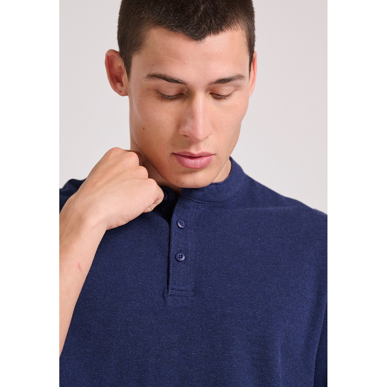 FUNKY BUDDHA Ανδρική Μπλούζα Polo FBM009-008-11