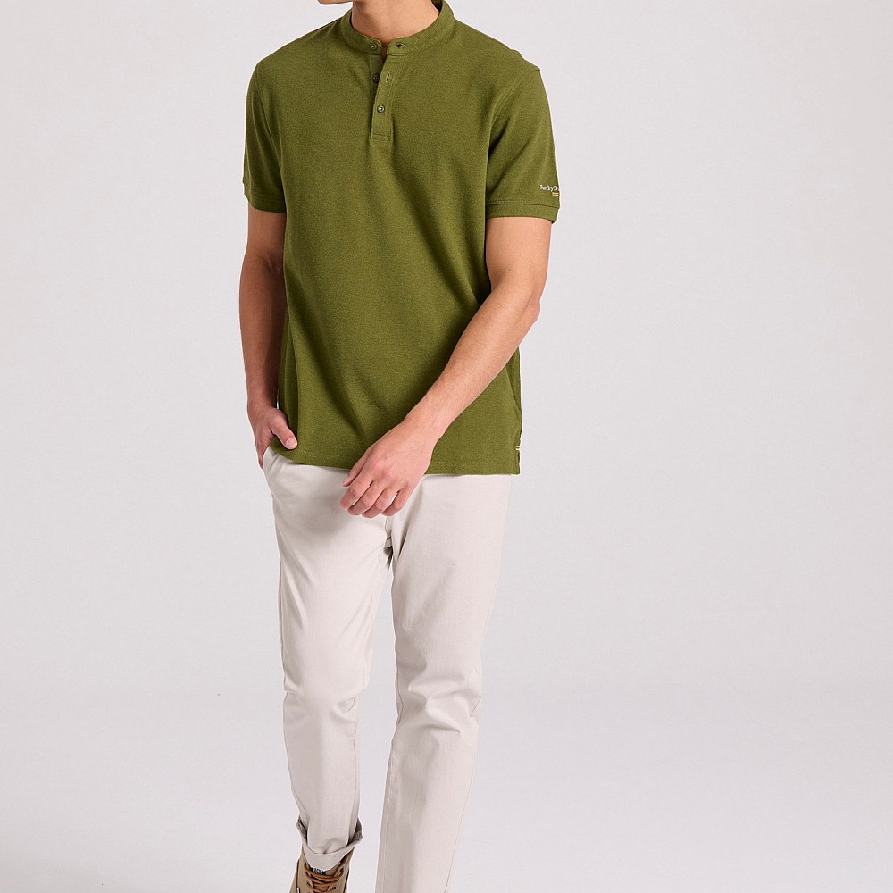 FUNKY BUDDHA Ανδρική Μπλούζα Polo FBM009-008-11