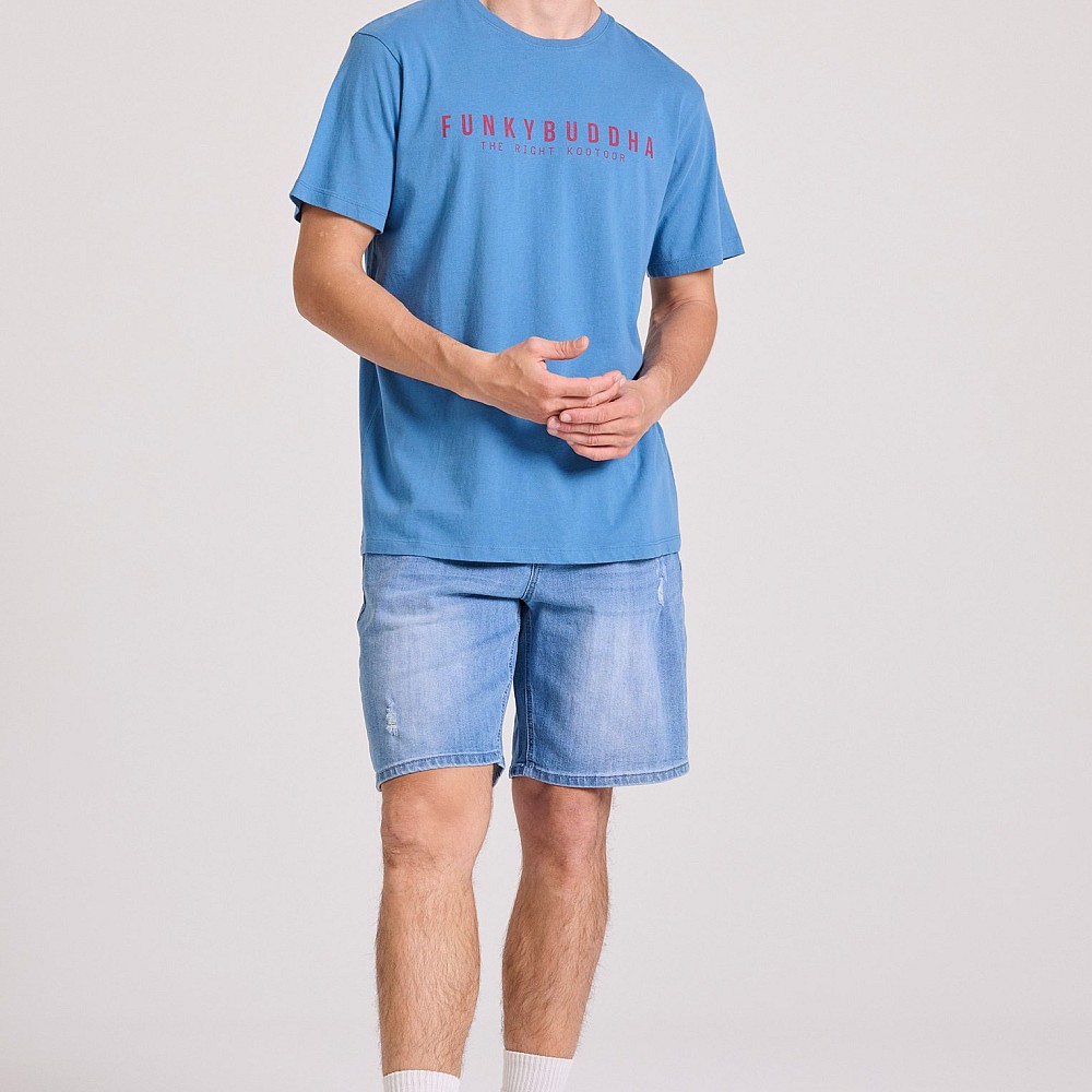 FUNKY BUDDHA Ανδρικό T-Shirt FBM009-010-04