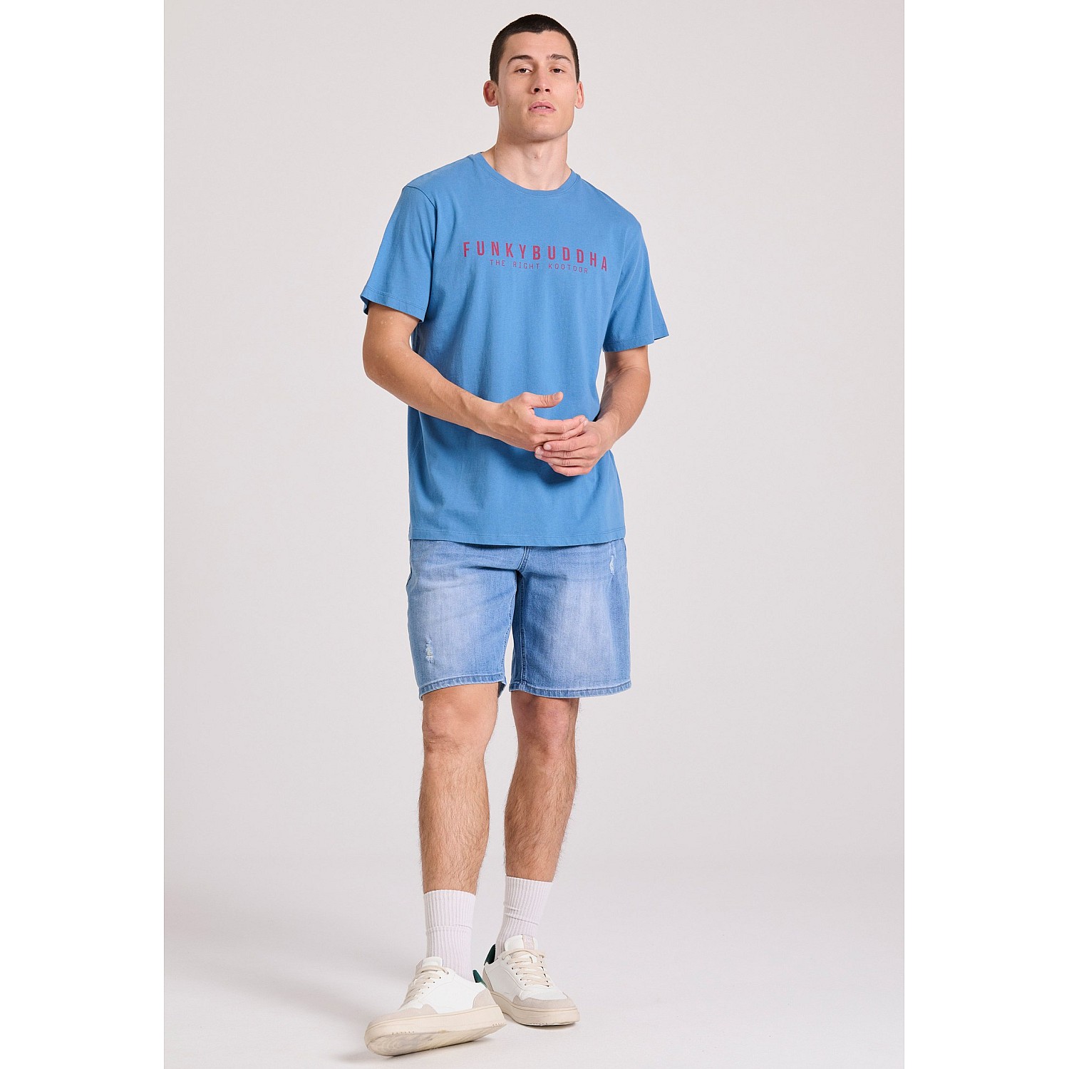 FUNKY BUDDHA Ανδρικό T-Shirt FBM009-010-04
