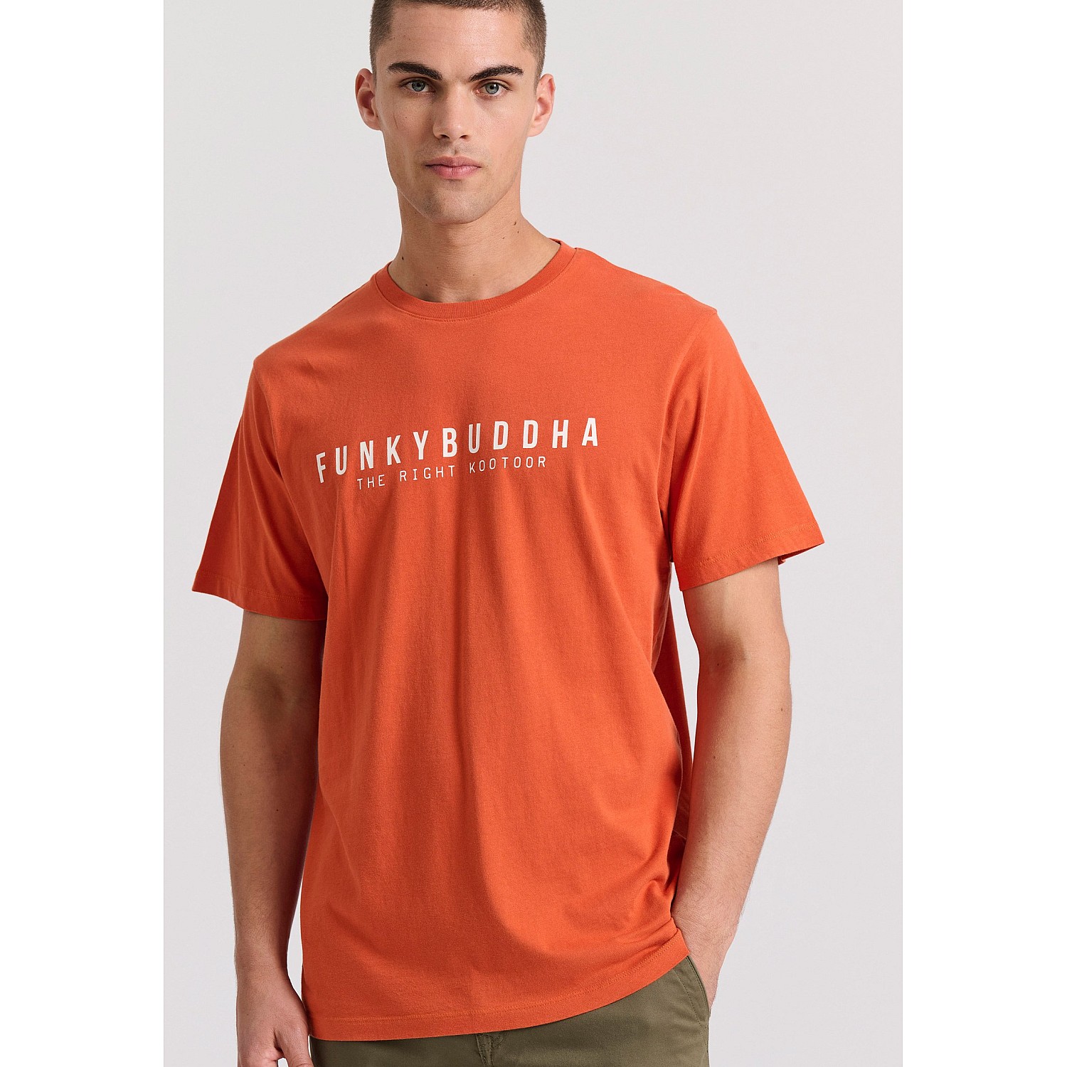 FUNKY BUDDHA Ανδρικό T-Shirt FBM009-010-04