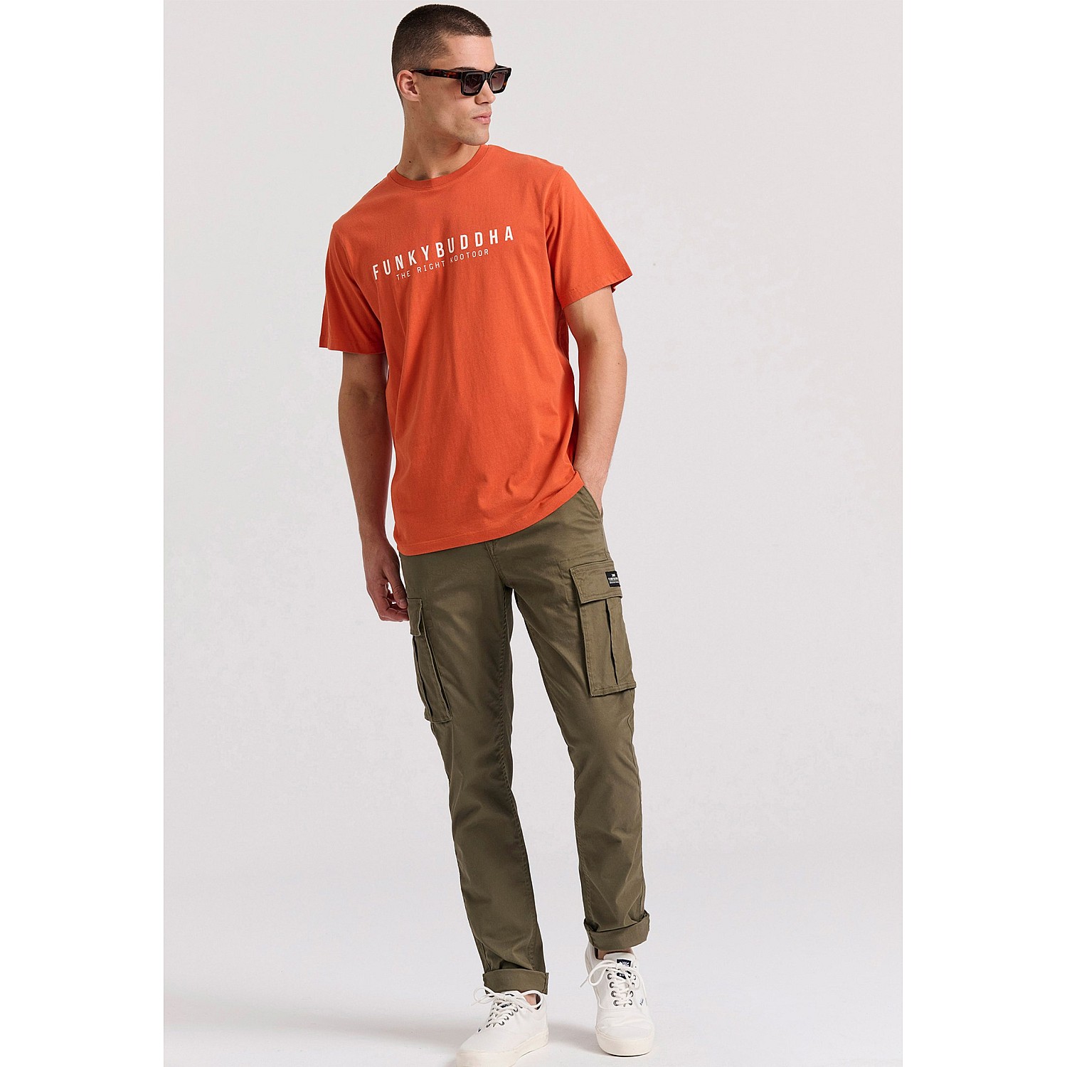 FUNKY BUDDHA Ανδρικό T-Shirt FBM009-010-04