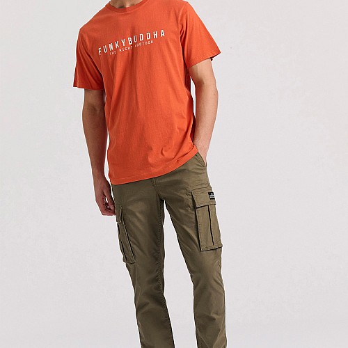 FUNKY BUDDHA Ανδρικό T-Shirt FBM009-010-04