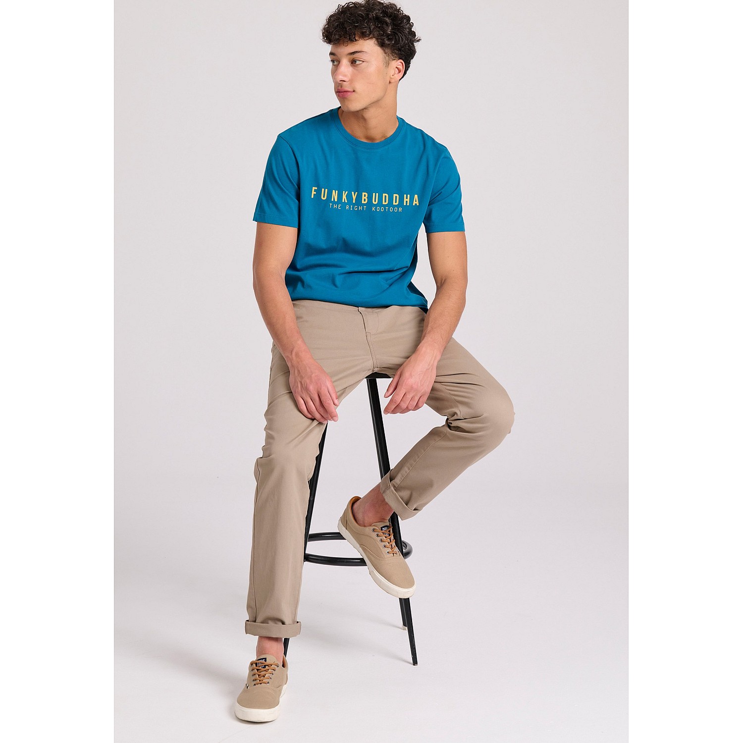 FUNKY BUDDHA Ανδρικό T-Shirt FBM009-010-04