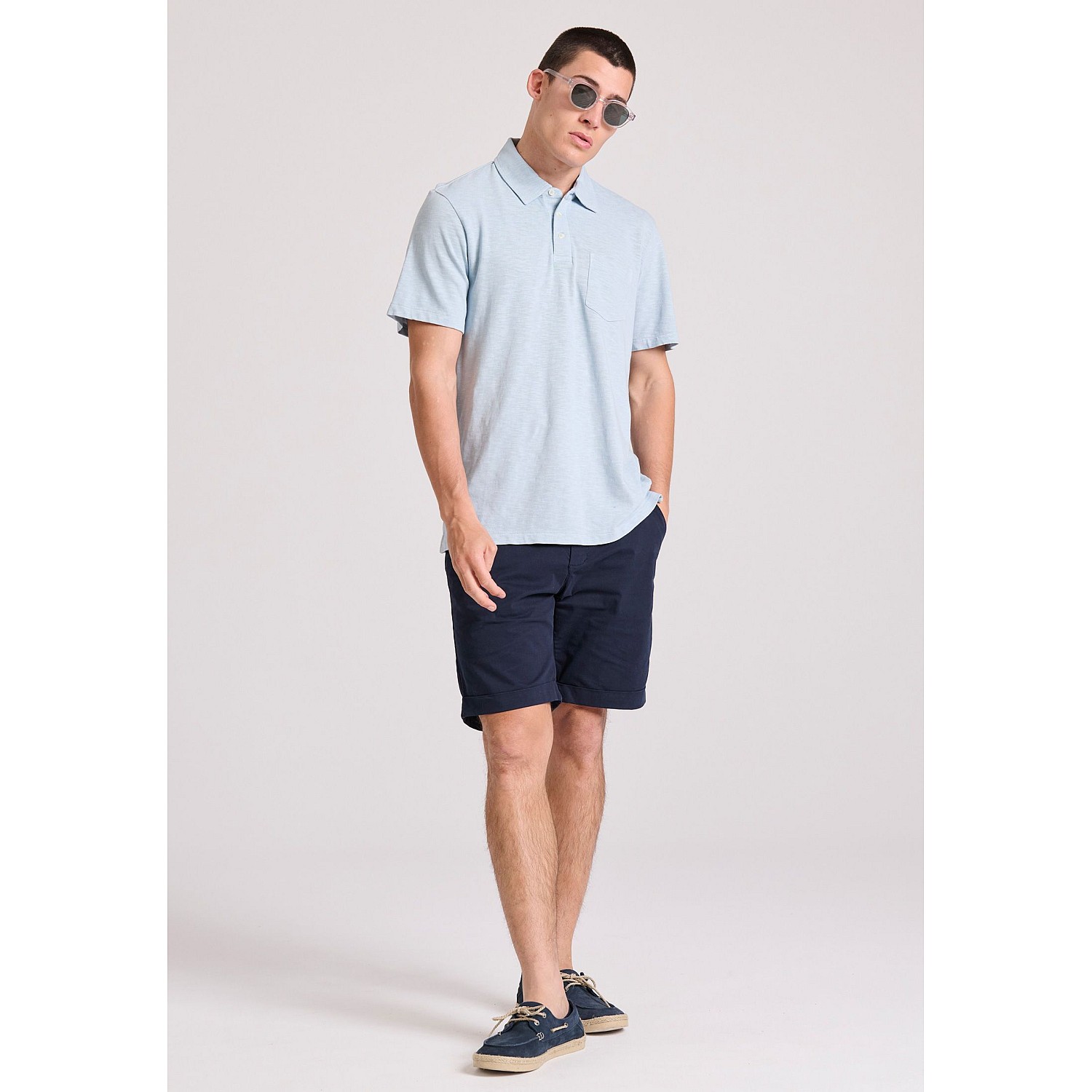 FUNKY BUDDHA Ανδρική Polo Μπλούζα FBM009-011-11