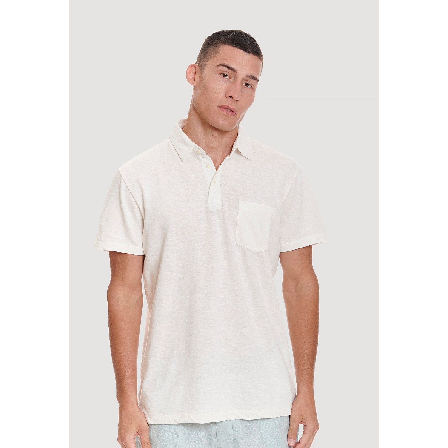 FUNKY BUDDHA Ανδρική Polo Μπλούζα FBM009-011-11