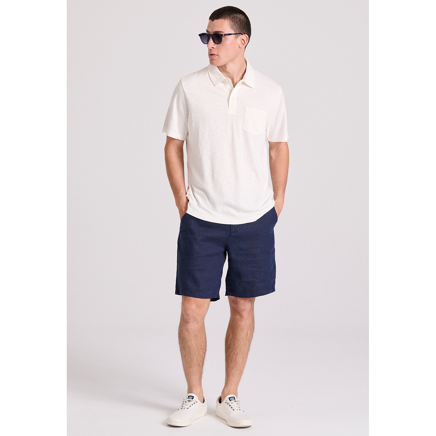 FUNKY BUDDHA Ανδρική Polo Μπλούζα FBM009-011-11