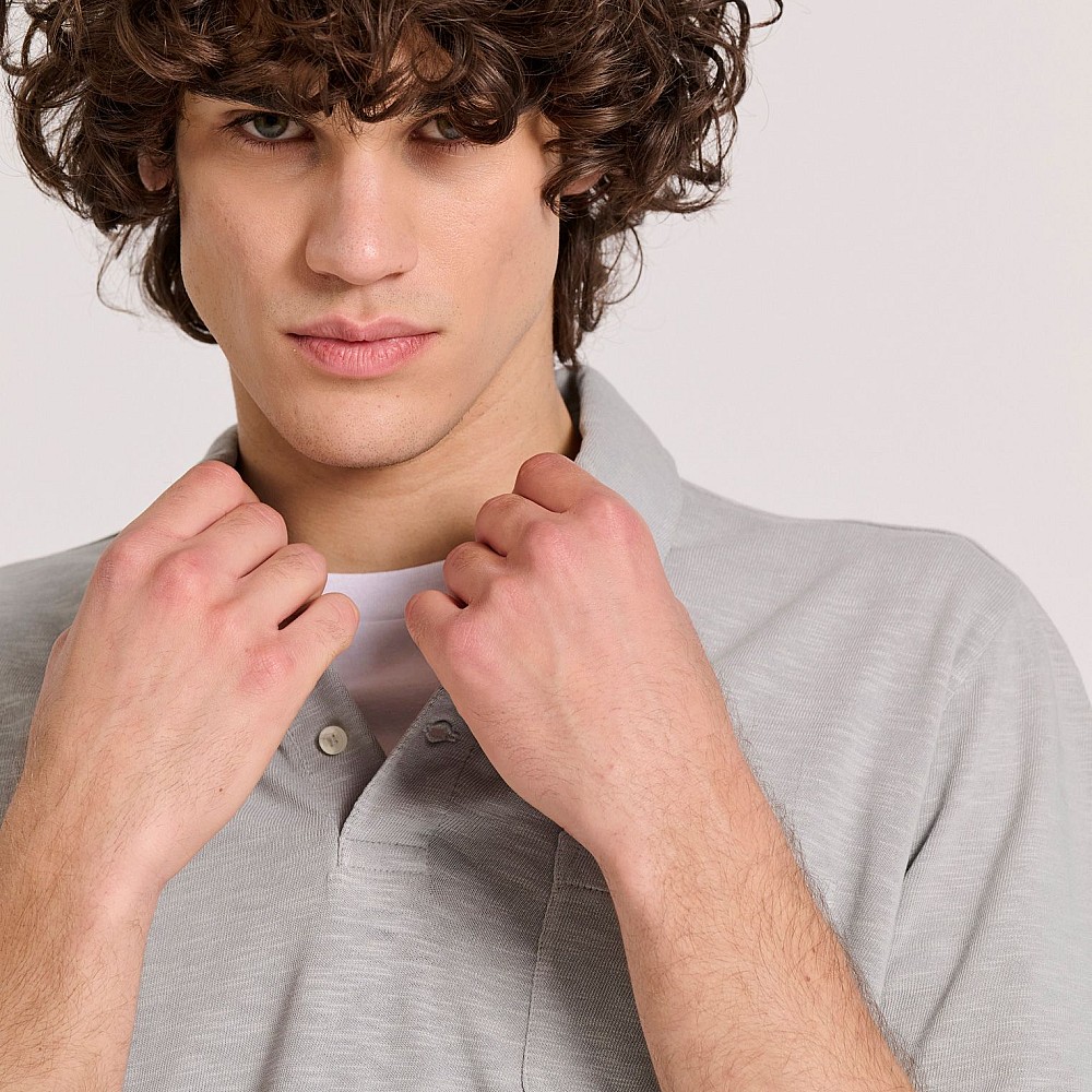 FUNKY BUDDHA Ανδρική Polo Μπλούζα FBM009-011-11