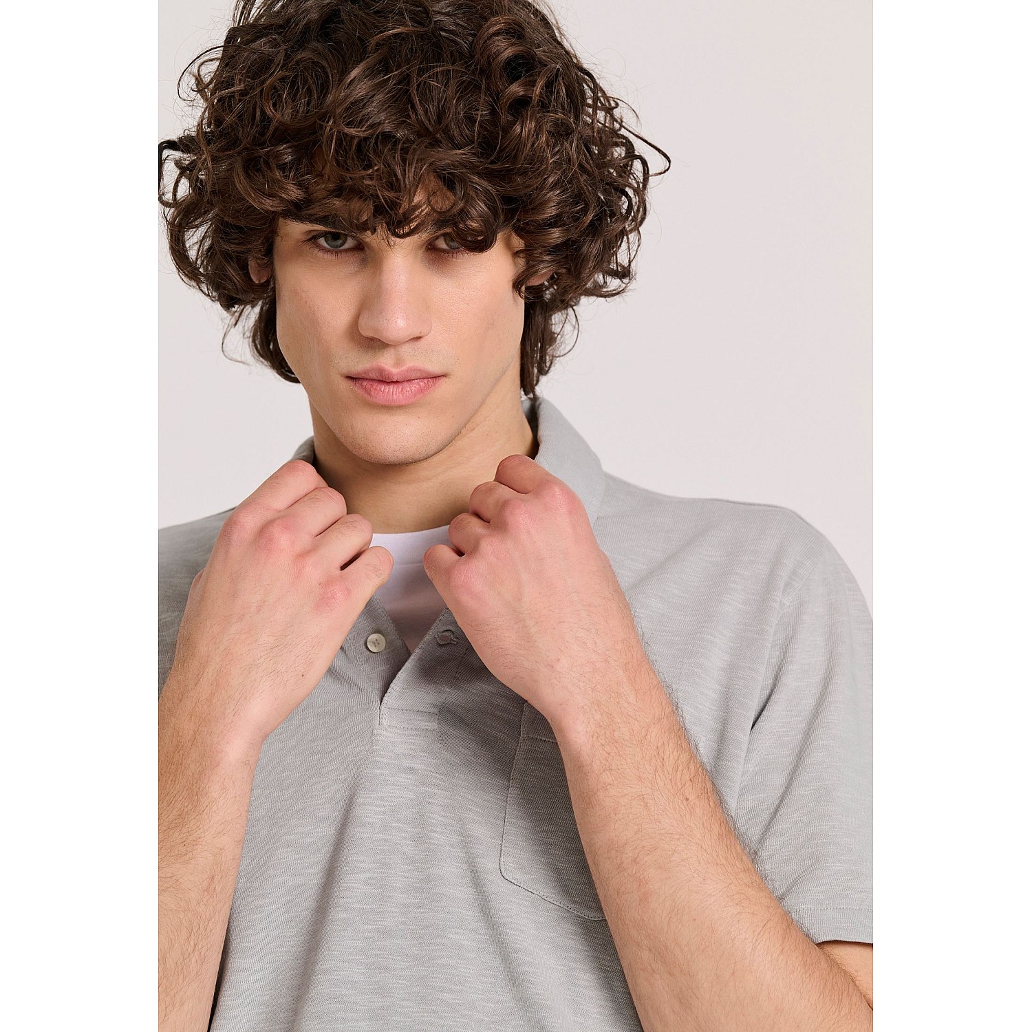 FUNKY BUDDHA Ανδρική Polo Μπλούζα FBM009-011-11