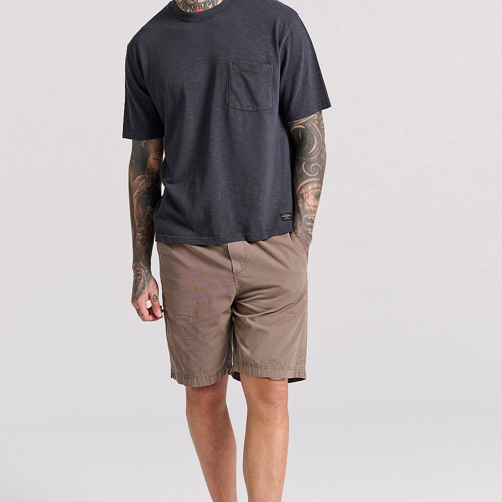 FUNKY BUDDHA Ανδρική Garment Dyed Chino Βερμούδα FBM009-013-03