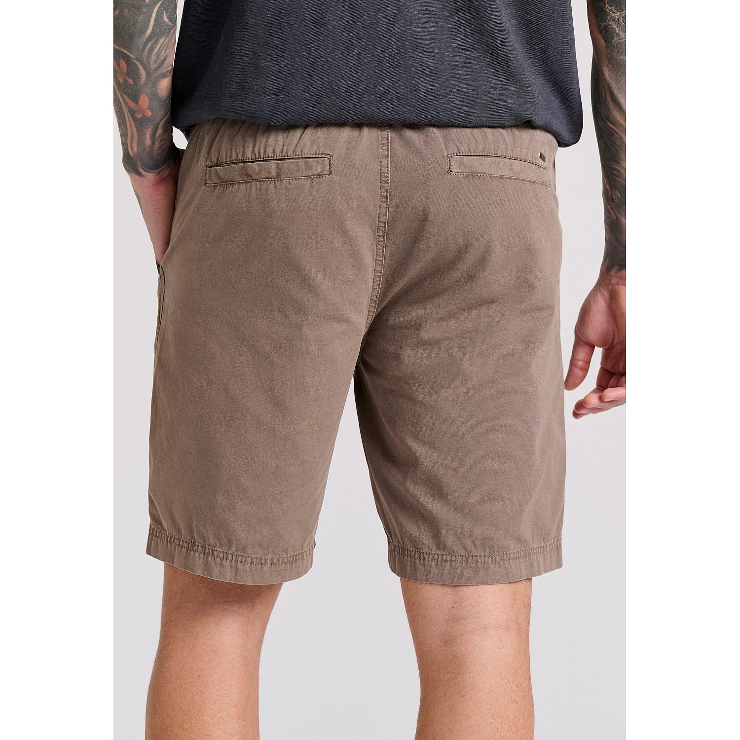 FUNKY BUDDHA Ανδρική Garment Dyed Chino Βερμούδα FBM009-013-03