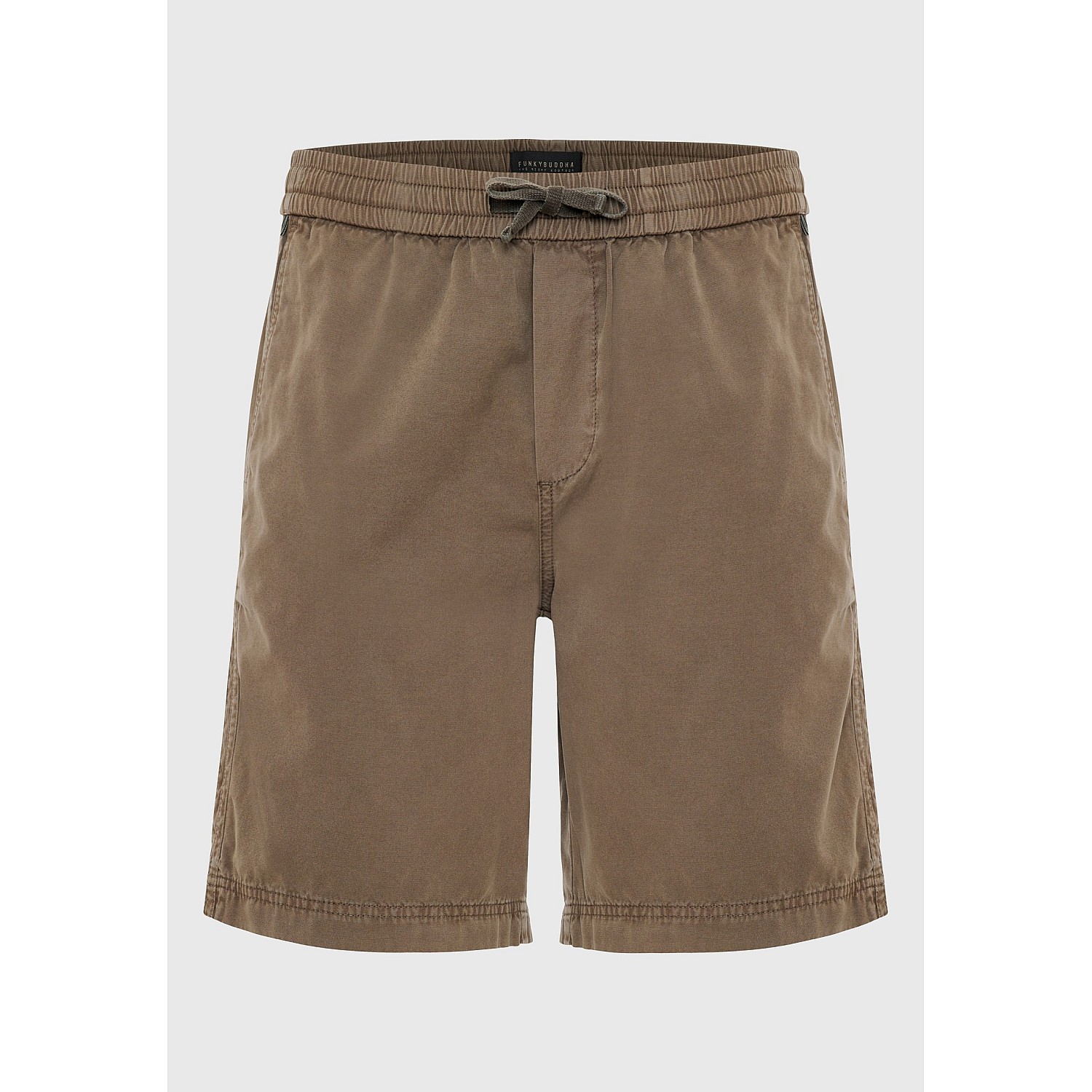 FUNKY BUDDHA Ανδρική Garment Dyed Chino Βερμούδα FBM009-013-03