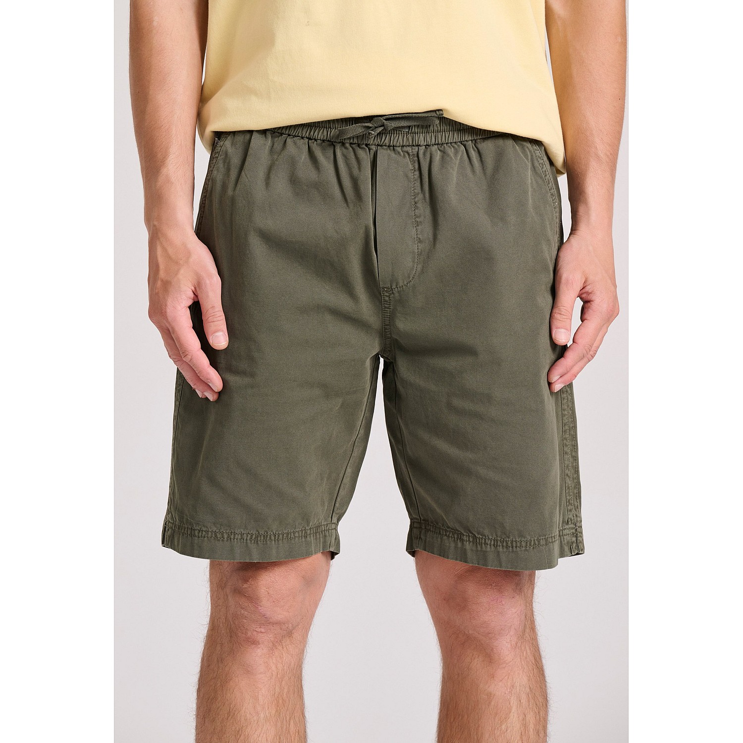 FUNKY BUDDHA Ανδρική Garment Dyed Chino Βερμούδα FBM009-013-03