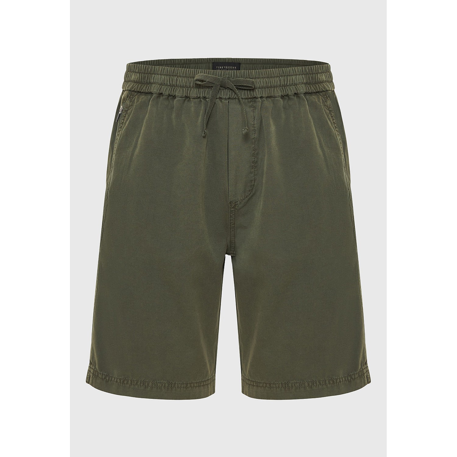 FUNKY BUDDHA Ανδρική Garment Dyed Chino Βερμούδα FBM009-013-03