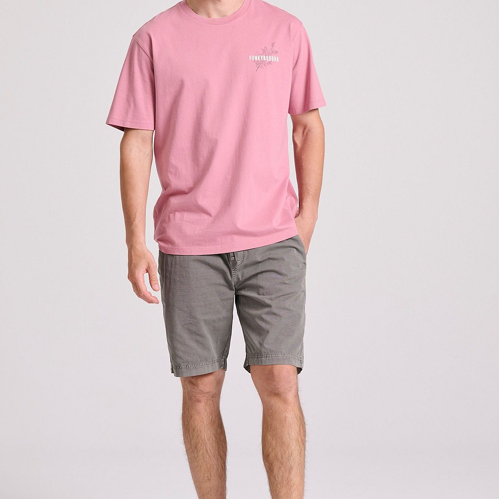 FUNKY BUDDHA Ανδρική Garment Dyed Chino Βερμούδα FBM009-013-03
