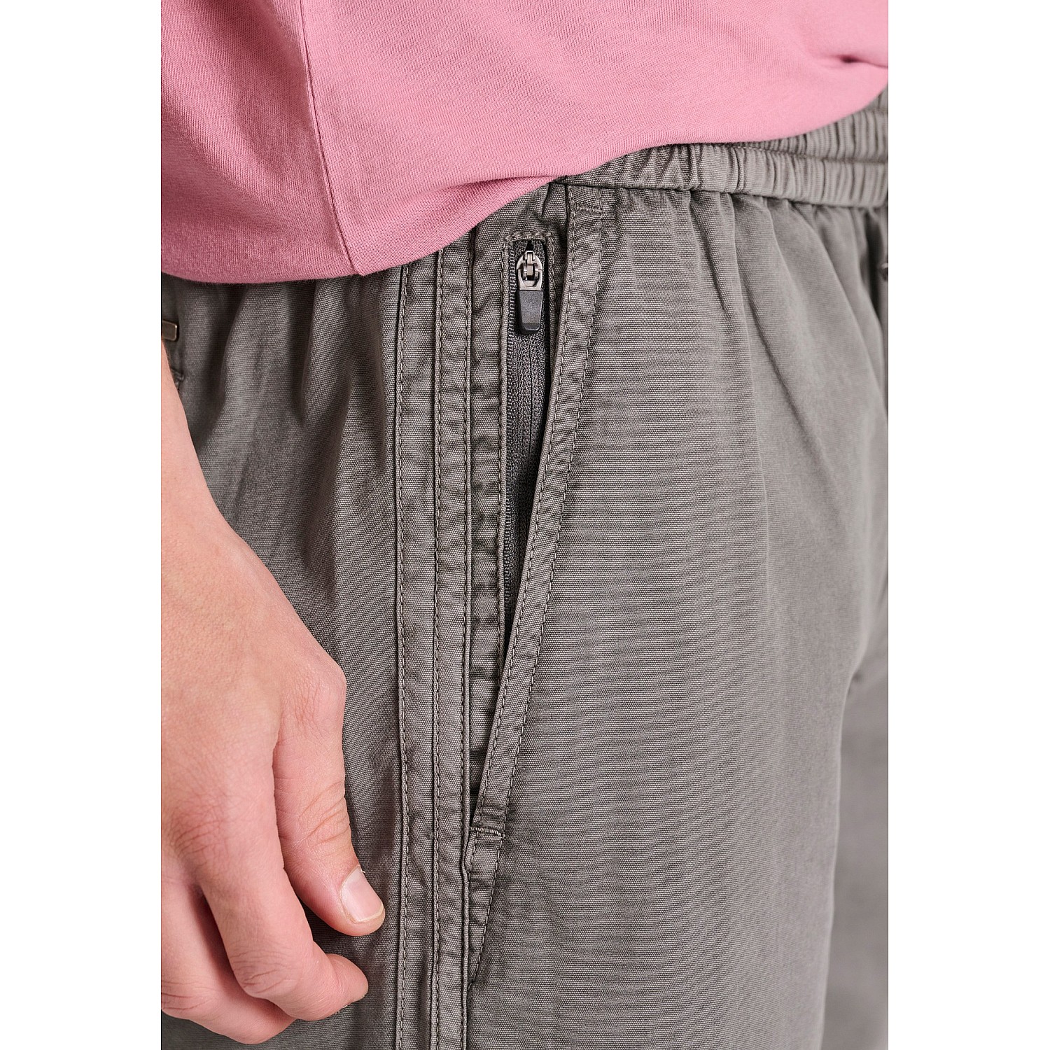 FUNKY BUDDHA Ανδρική Garment Dyed Chino Βερμούδα FBM009-013-03
