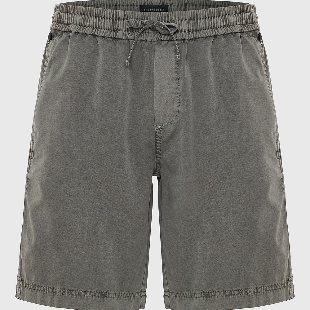 FUNKY BUDDHA Ανδρική Garment Dyed Chino Βερμούδα FBM009-013-03
