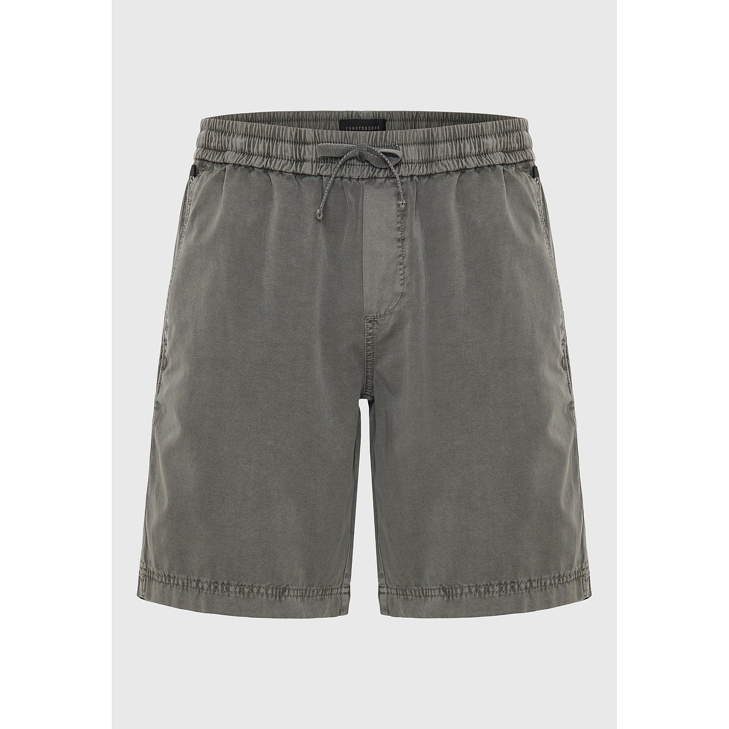 FUNKY BUDDHA Ανδρική Garment Dyed Chino Βερμούδα FBM009-013-03