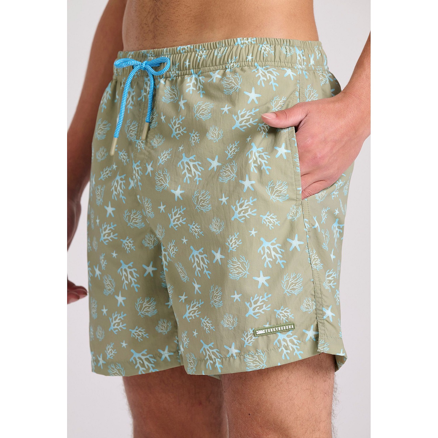 FUNKY BUDDHA Ανδρικό Μαγιό Με All Over Τύπωμα FBM009-013-16