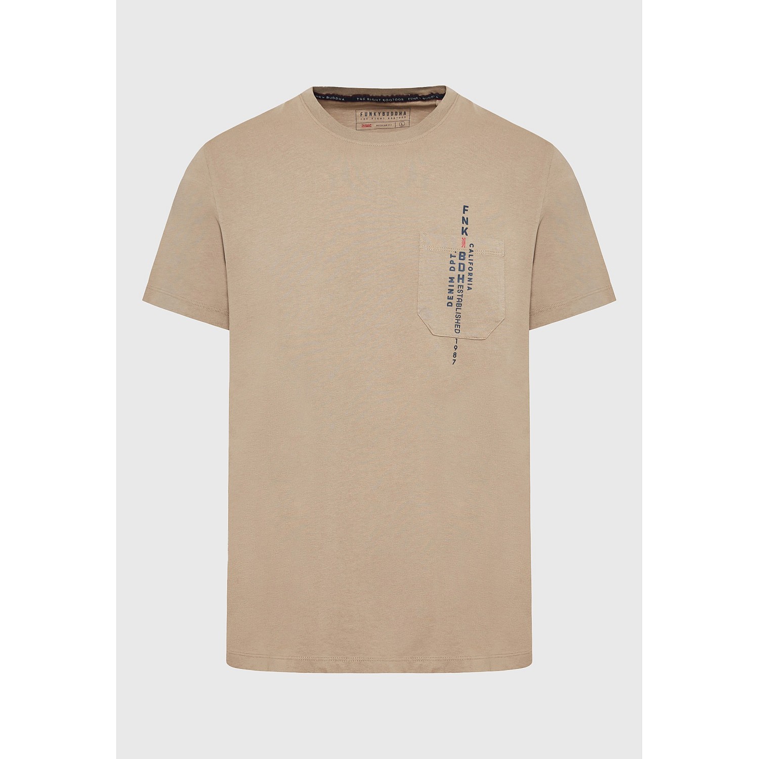 FUNKY BUDDHA Ανδρικό T-Shirt FBM009-016-0