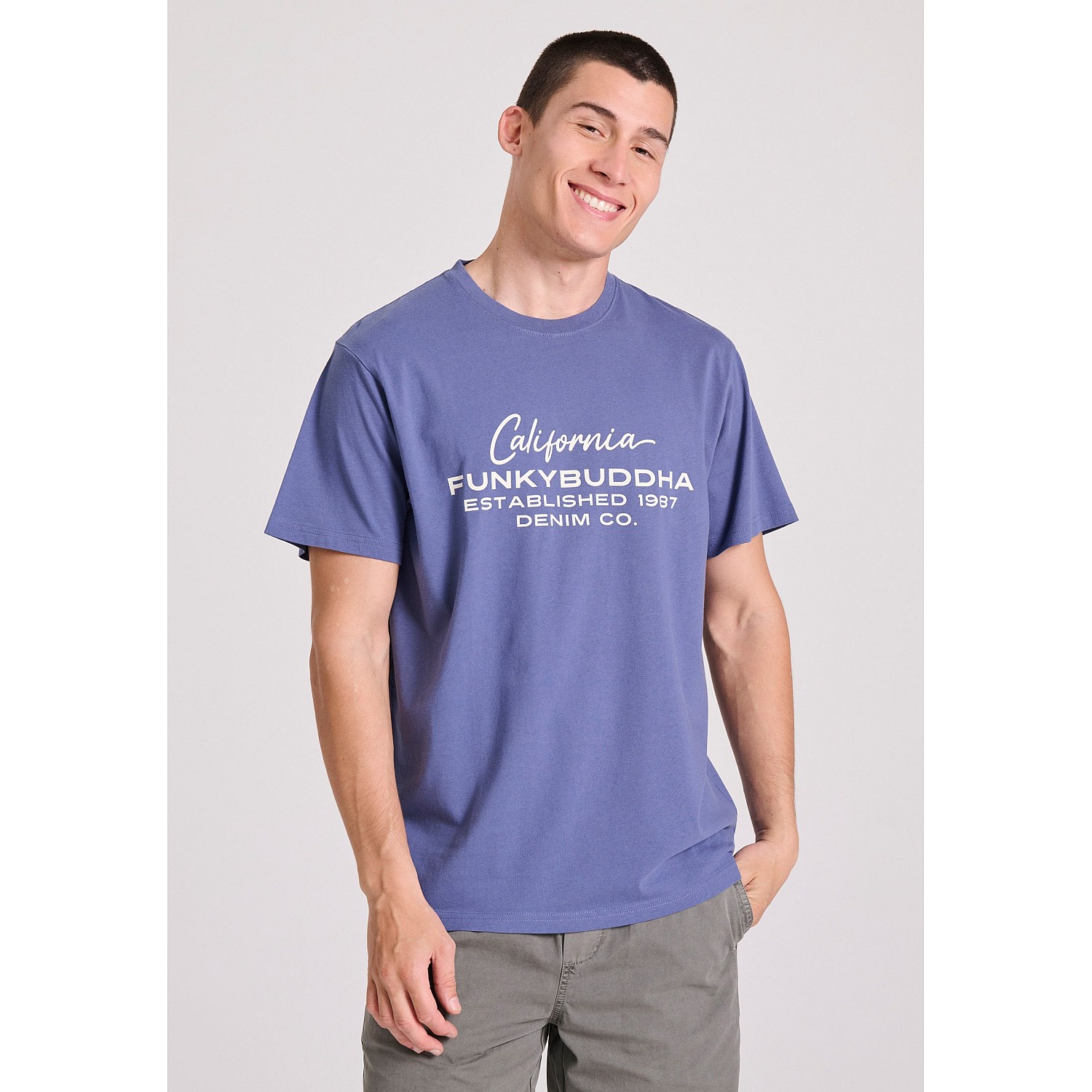 FUNKY BUDDHA Ανδρικό T-Shirt FBM009-017-04