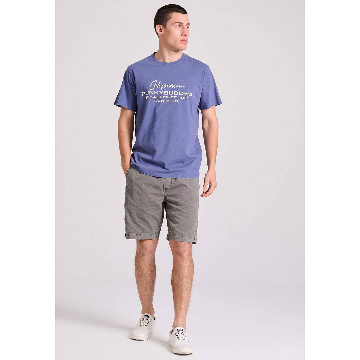 FUNKY BUDDHA Ανδρικό T-Shirt FBM009-017-04