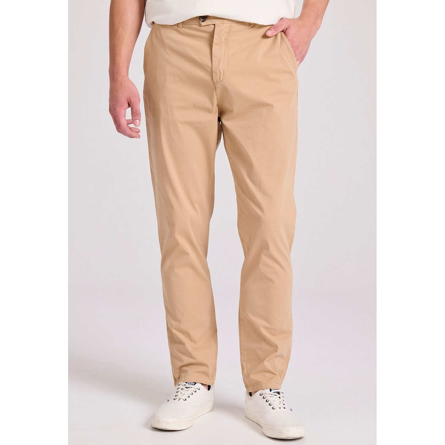 FUNKY BUDDHA Ανδρικό Tapered Fit Chino Παντελόνι FBM009-019-02