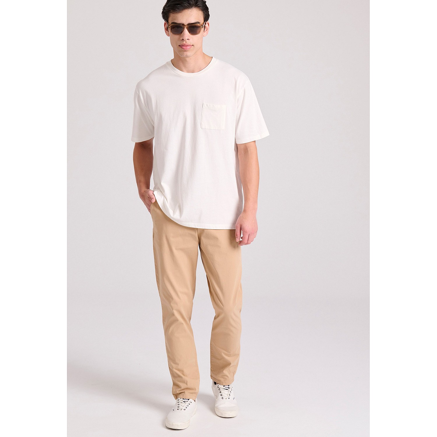 FUNKY BUDDHA Ανδρικό Tapered Fit Chino Παντελόνι FBM009-019-02