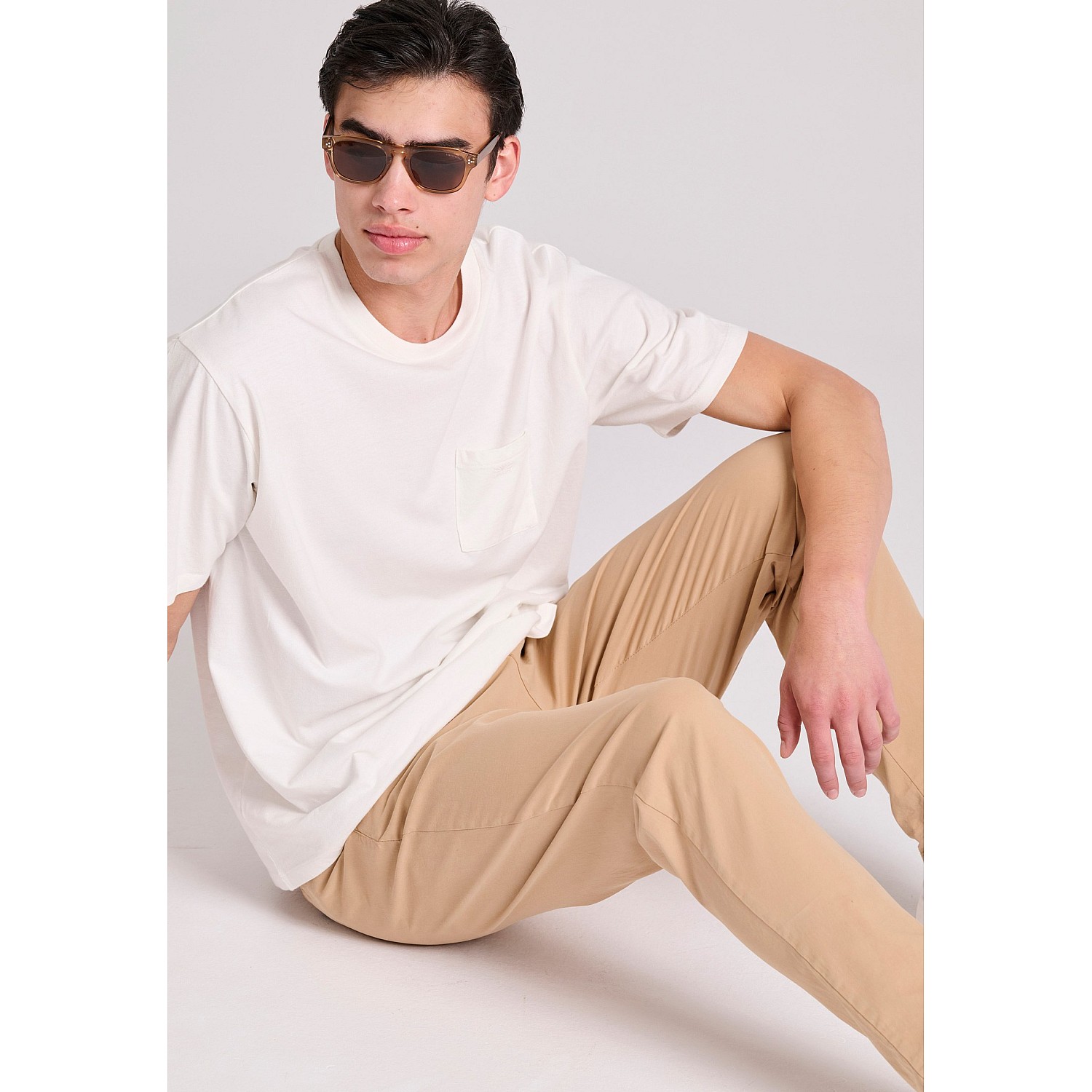 FUNKY BUDDHA Ανδρικό Tapered Fit Chino Παντελόνι FBM009-019-02
