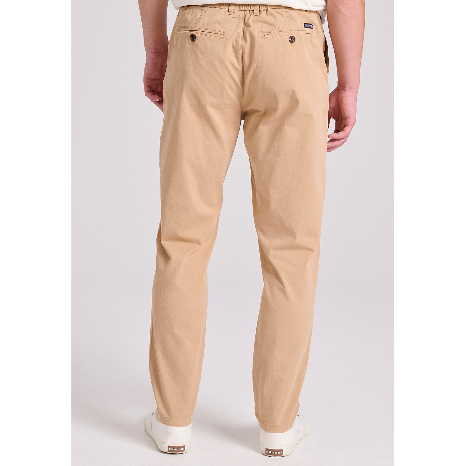FUNKY BUDDHA Ανδρικό Tapered Fit Chino Παντελόνι FBM009-019-02