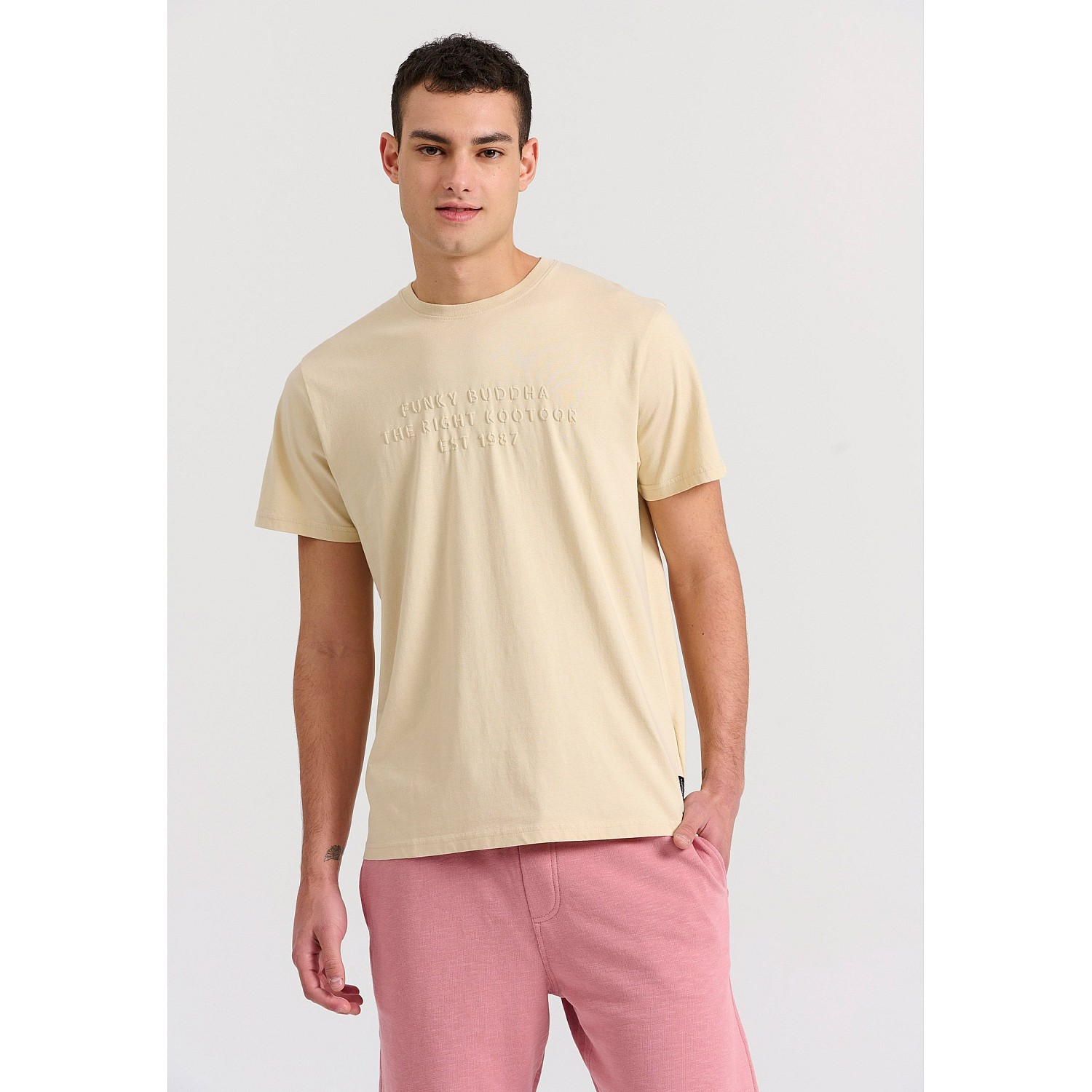 FUNKY BUDDHA Ανδρικό T-Shirt FBM009-026-04