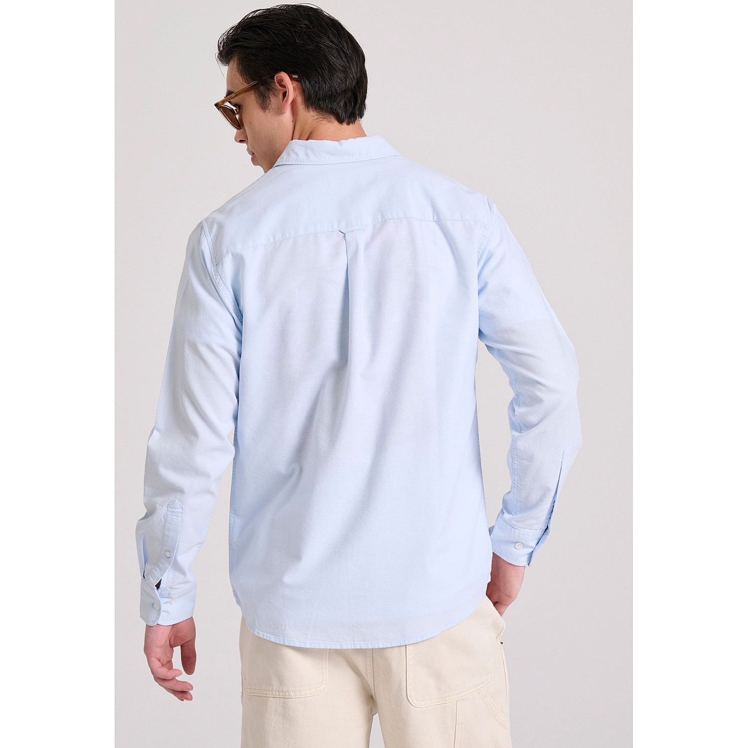 FUNKY BUDDHA Ανδρικό Oxford Πουκάμισο FBM009-034-05