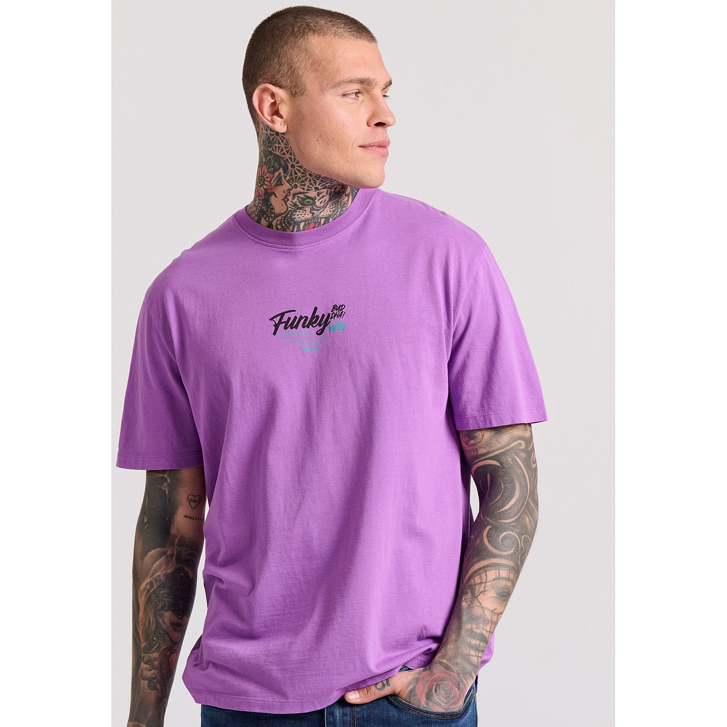 FUNKY BUDDHA Ανδρικό T-Shirt FBM009-035-04