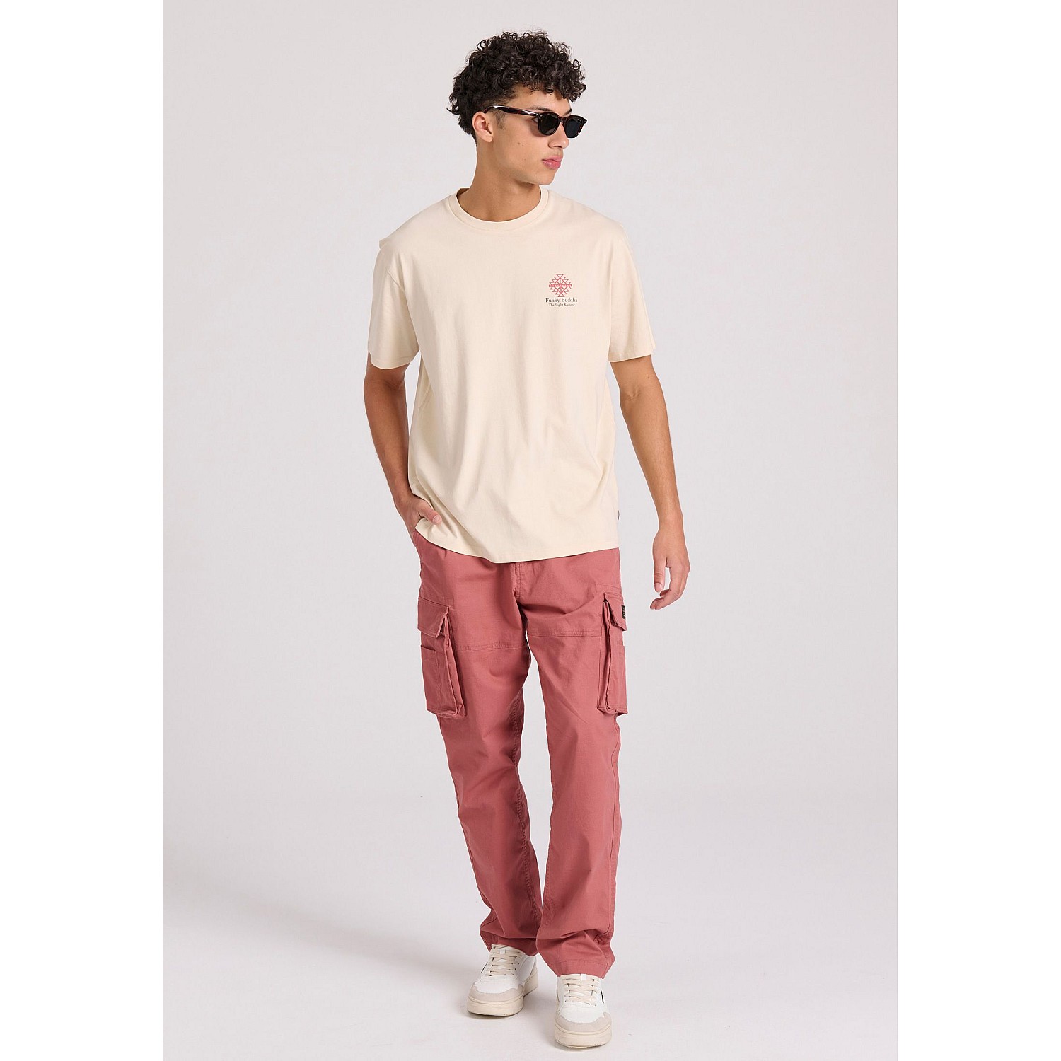 FUNKY BUDDHA Ανδρικό Cargo Παντελόνι FBM009-037-02