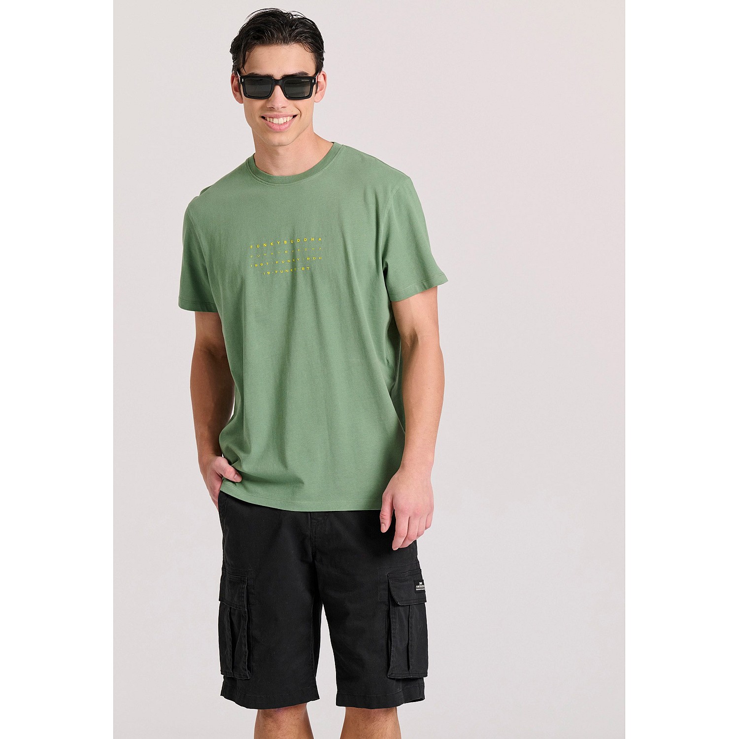 FUNKY BUDDHA Ανδρικό T-Shirt FBM009-041-04