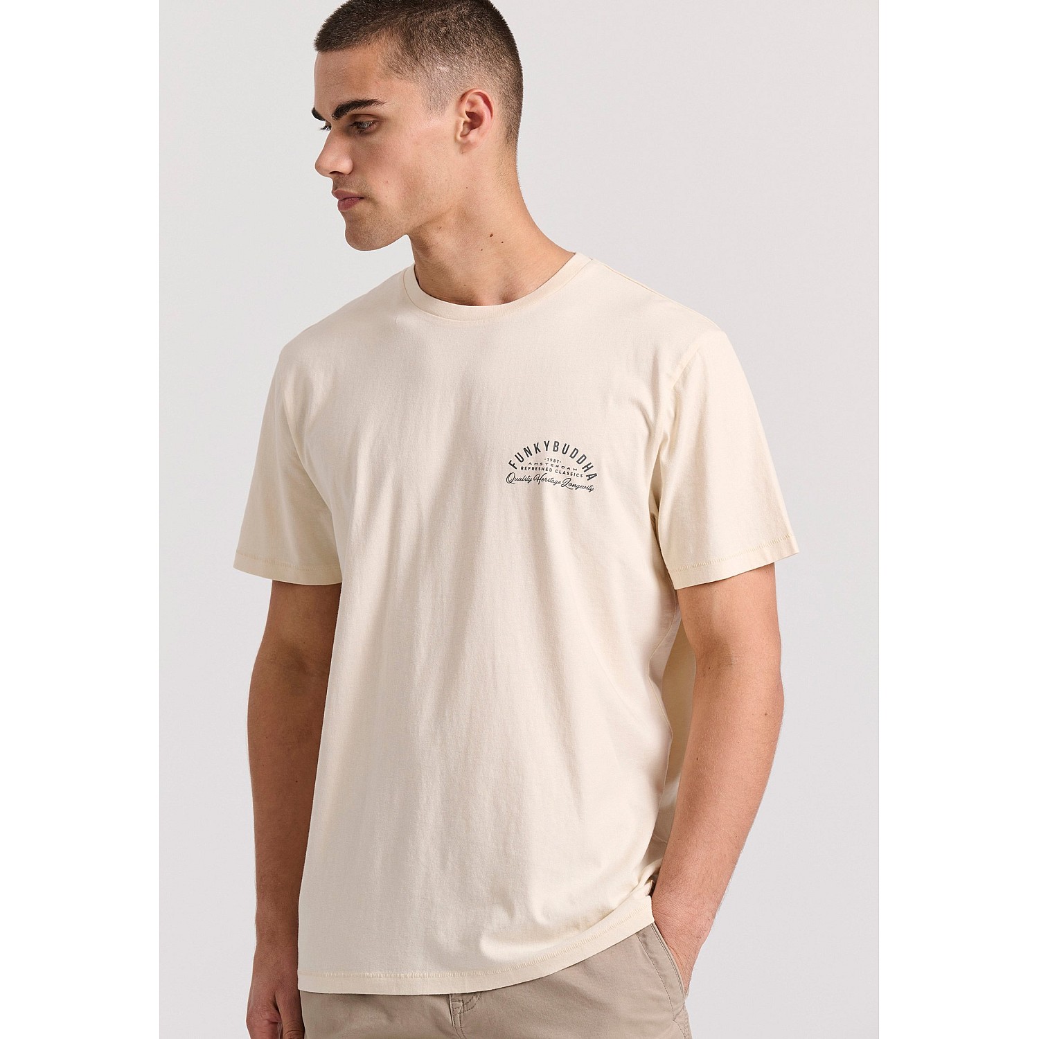 FUNKY BUDDHA Ανδρικό T-Shirt FBM009-043-04