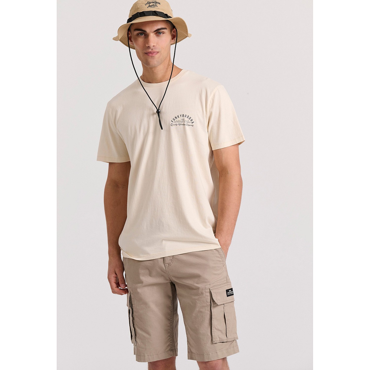 FUNKY BUDDHA Ανδρικό T-Shirt FBM009-043-04
