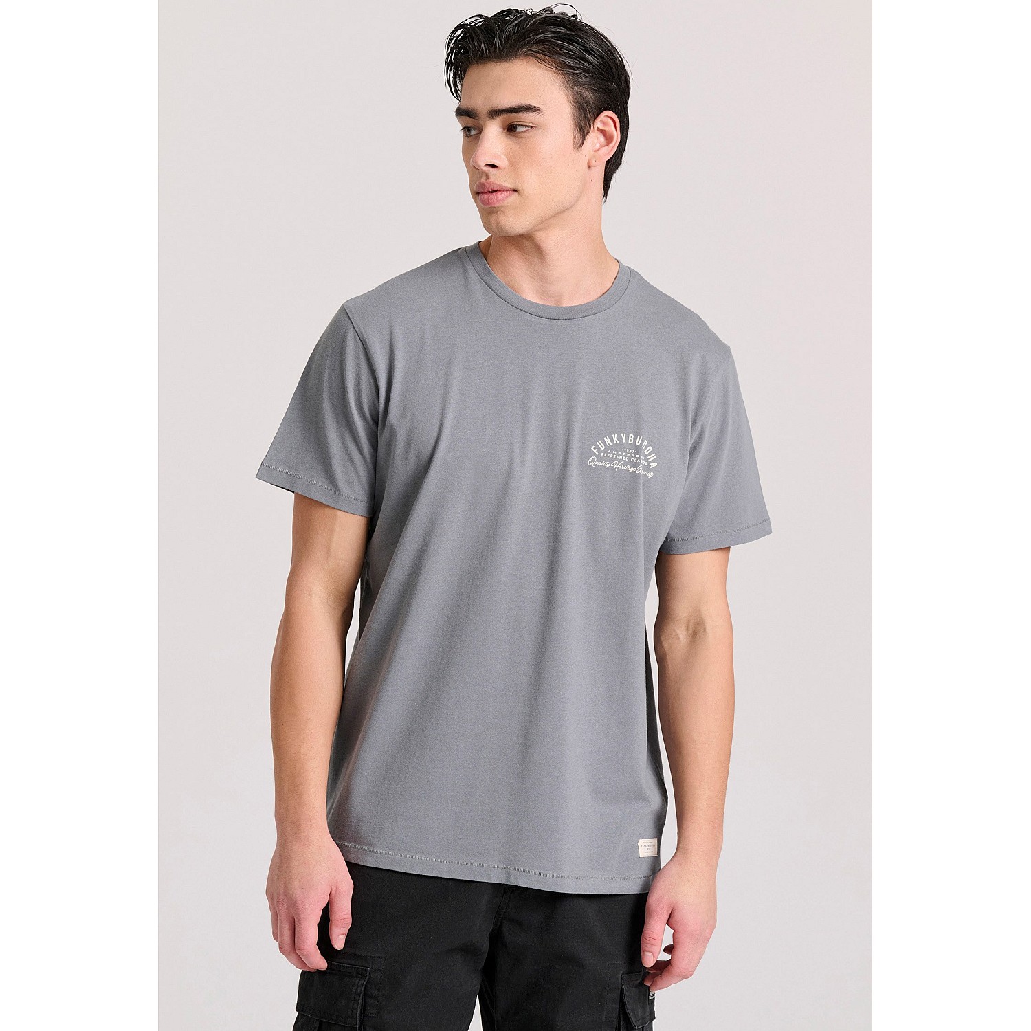 FUNKY BUDDHA Ανδρικό T-Shirt FBM009-043-04