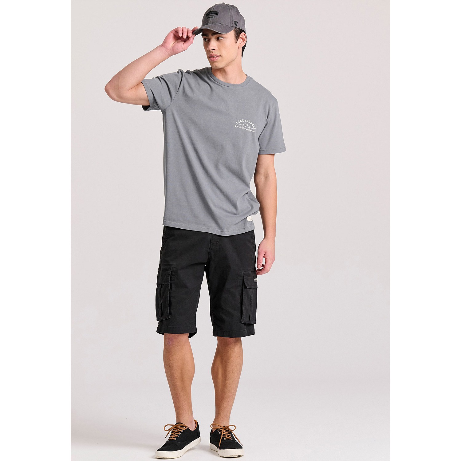 FUNKY BUDDHA Ανδρικό T-Shirt FBM009-043-04