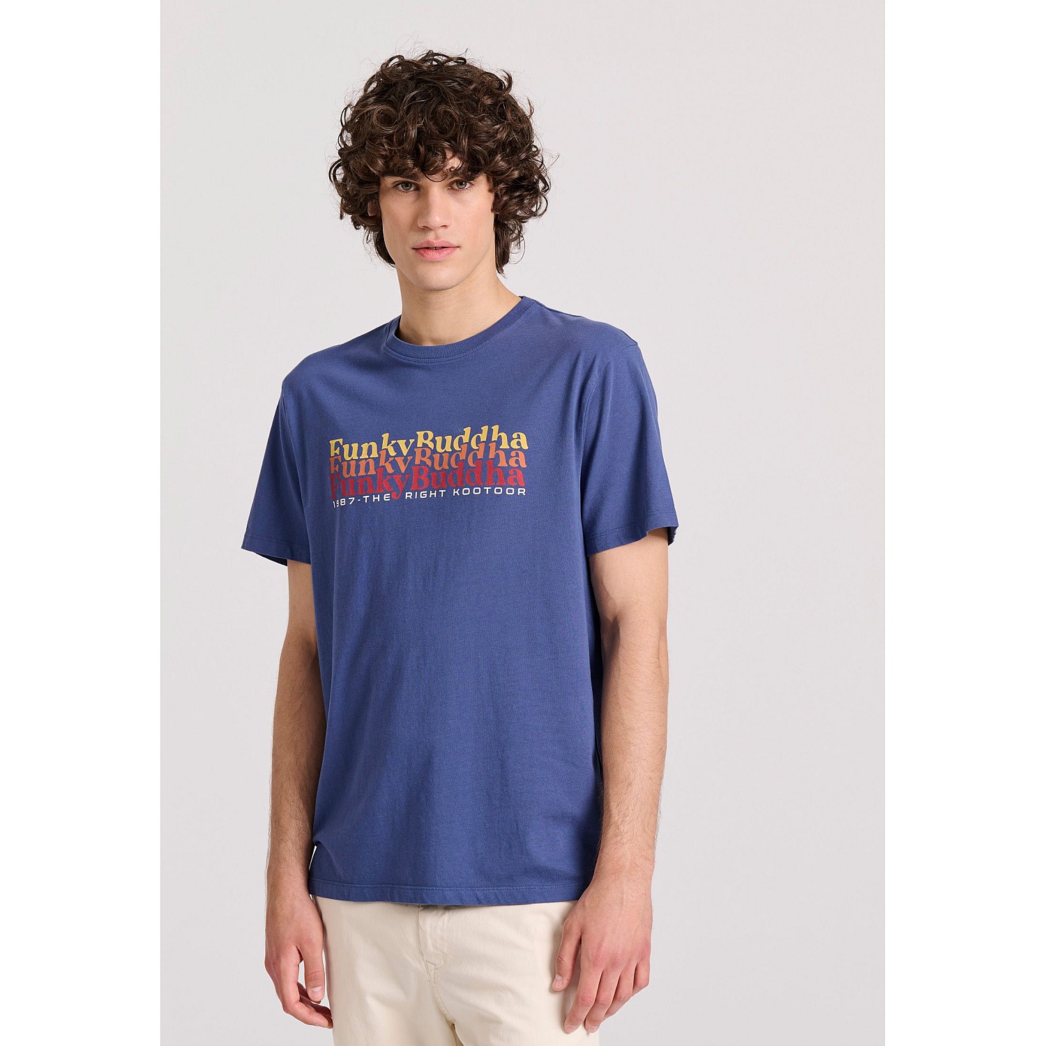 FUNKY BUDDHA Ανδρικό T-Shirt FBM009-044-04