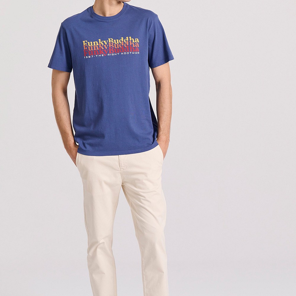 FUNKY BUDDHA Ανδρικό T-Shirt FBM009-044-04