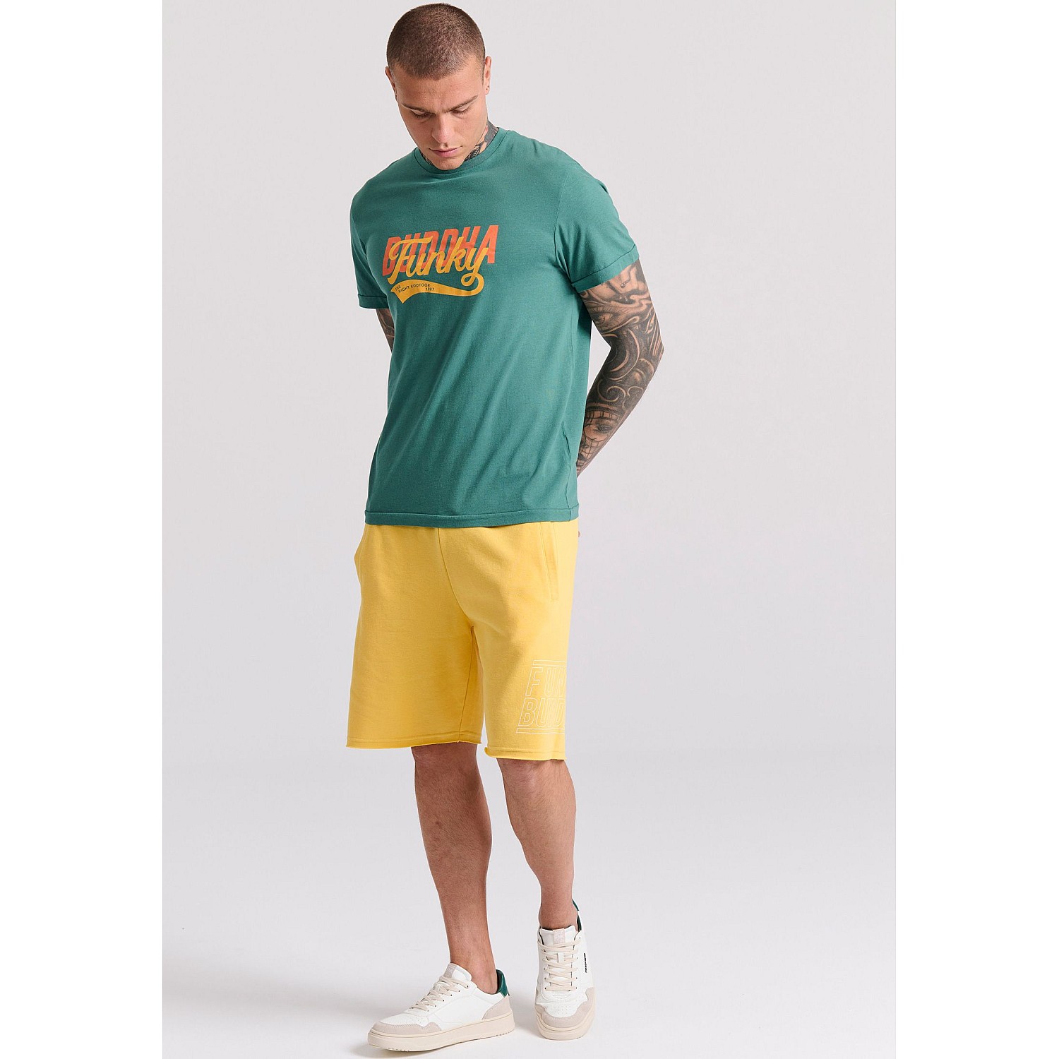FUNKY BUDDHA Ανδρική Αθλητική Βερμούδα FBM009-051-03